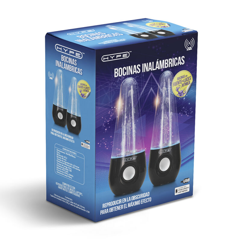Hype Bocina Inal&aacute;mbrica Con Fuente De Luz Ritmi... image number null