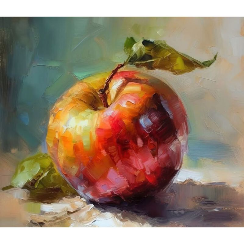 Cuadro Decorativo &Oacute;leo 70x100cm Manzana image number null