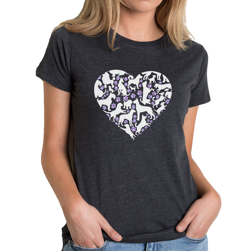 Camiseta Mezcla Premium Word Art Para Mujer - C... image number null