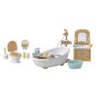 Juego De Muebles Toy Dollhouse Calico Critters Country Bathroom