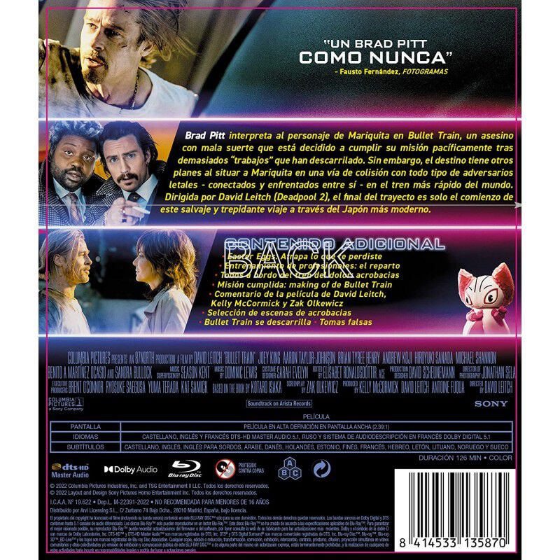 Bullet Train (blu-ray) [blu-ray] image number null