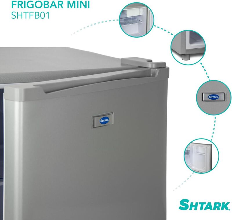 Frigobar Cuory Shtf46lp 1.6 Pies De 46l 127v Pl... image number null