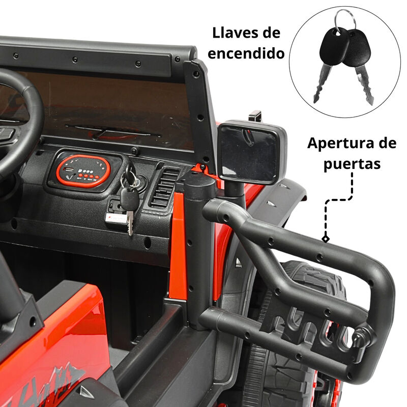 Montable Electrico Camioneta 4x4 para Ni&ntilde;os Blu... image number null