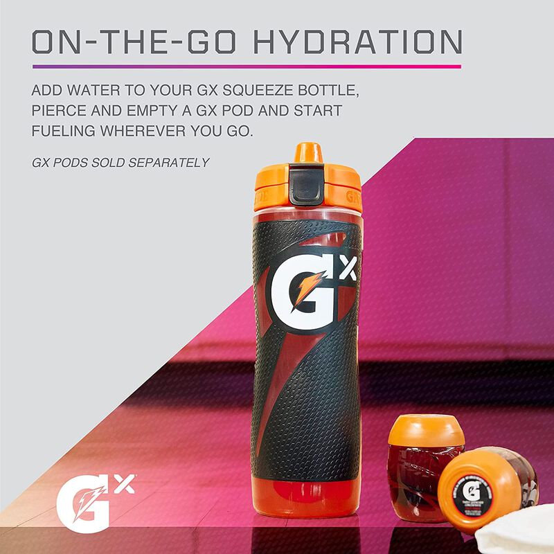 Botella Gatorade Gx Marble Black De 900 Ml Con ... image number null