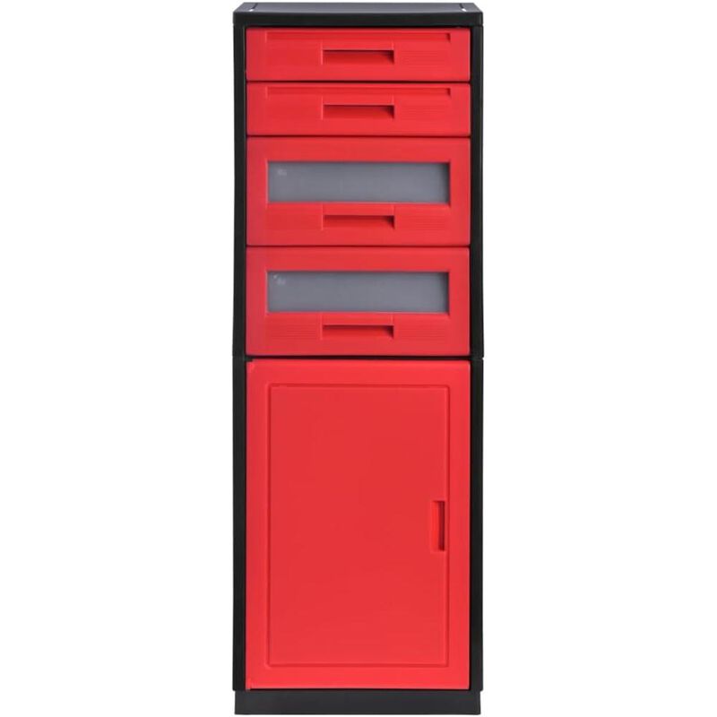 Organizador Almacenamiento 4 cajones y puerta r... image number null