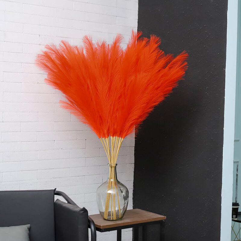 Pasto De Pampas Wttisel 110 cm Naranja &ndash; 8 Unid... image number null