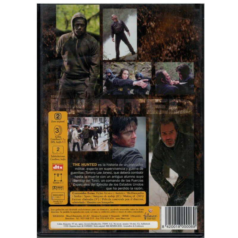 The Hunted (la Presa) Edici&oacute;n 2 Dvd image number null