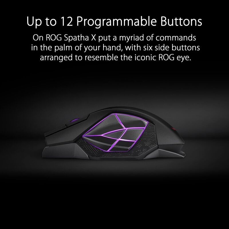 Rat&oacute;n Inal&aacute;mbrico Para Juegos Asus Rog Spatha X... image number null