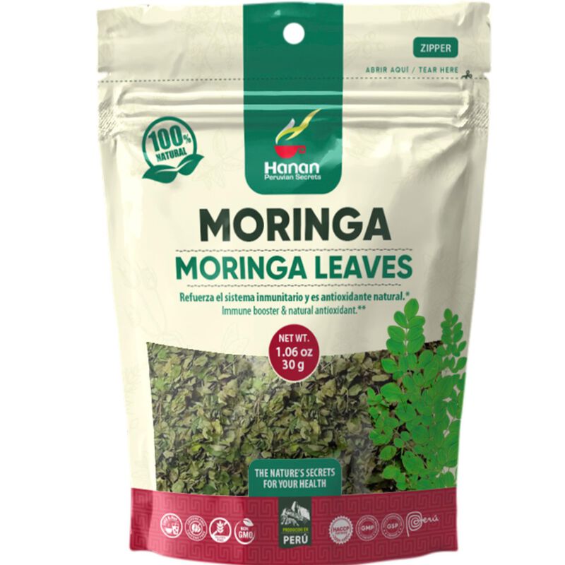 T&eacute; Hanan Moringa 30 g Hojas Naturales De Per&uacute; image number null