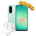 Combo Galaxy A26 5G Dual 128GB/6RAM Verde + Adaptador de corriente