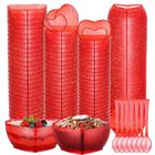 Vasitos De Postre Rtteri 85 ml Rojo Con Brillo - Juego De 100