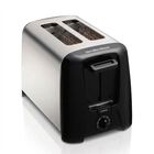 Tostador 2 Rebanadas 750 W Inoxidable Plateado Negro Hamilton Beach