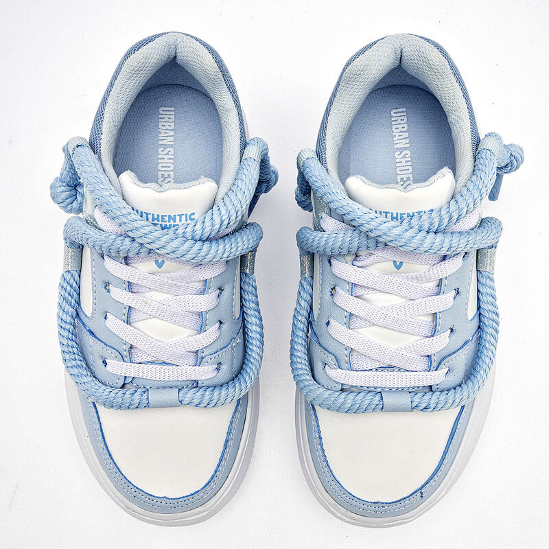 Lycht Tenis urbano para ni&ntilde;a. Azul blanco image number null
