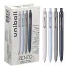 Bol&iacute;grafo Uni-ball Zento Gel Ink Rollerball De 0,7 Mm 12, Color Negro