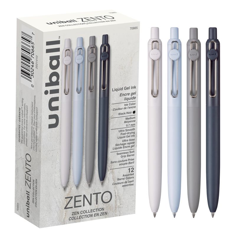 Bol&iacute;grafo Uni-ball Zento Gel Ink Rollerball De ... image number null