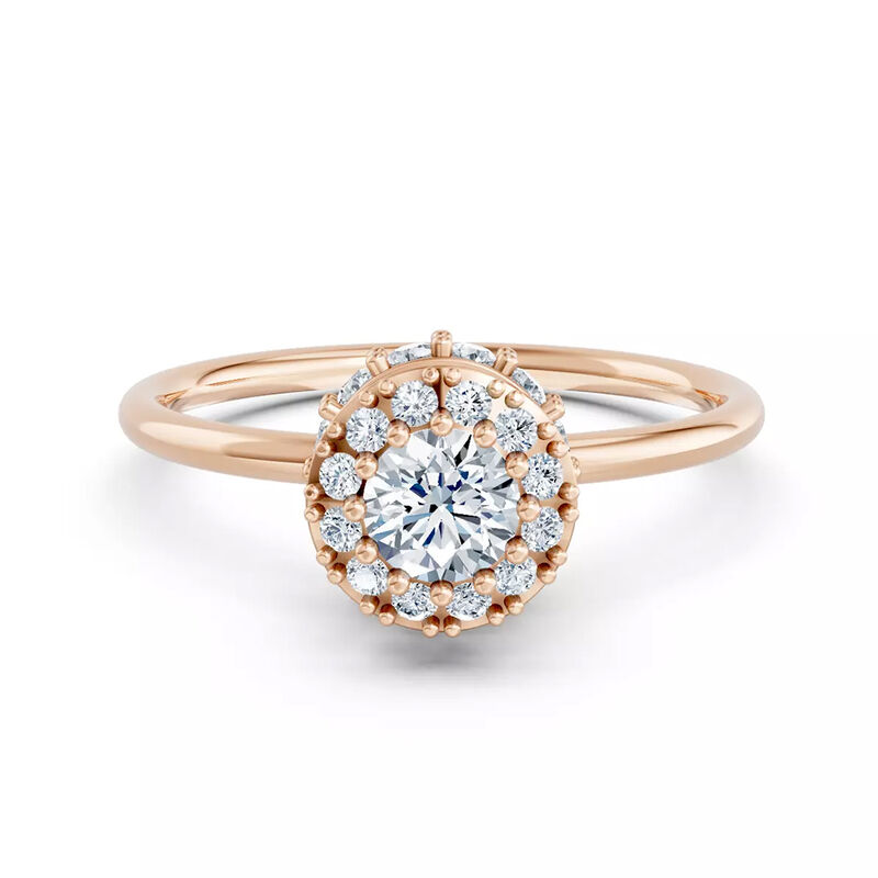 Anillo De Compromiso - Halo - Amore585-rd-cz image number null