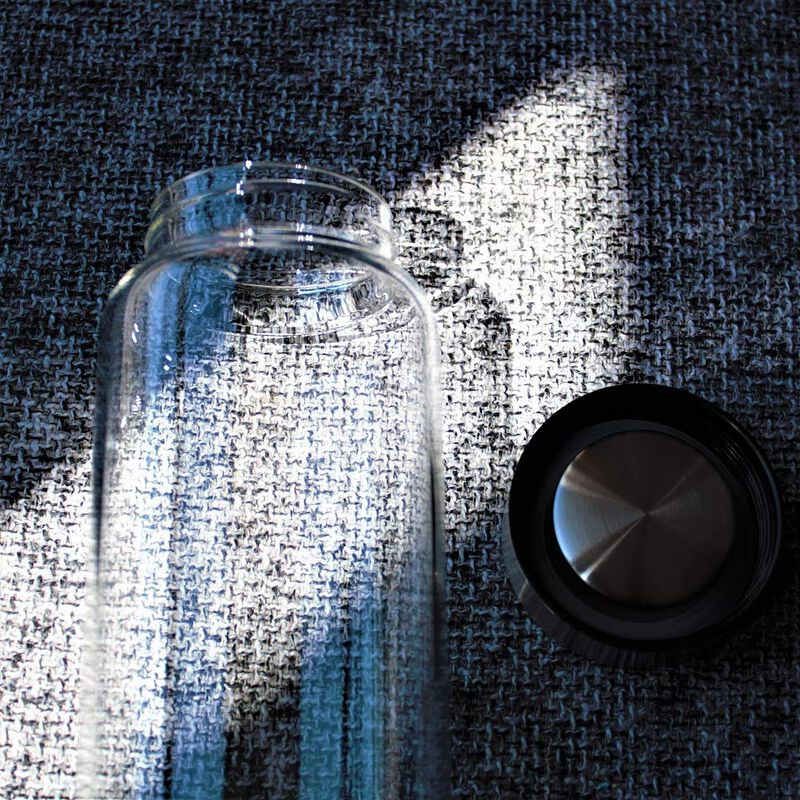 Botella De Agua Sunkey Glass De 1 Litro Con Fun... image number null