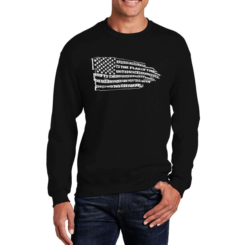 Sudadera De Cuello Redondo Word Art Para Hombre... image number null