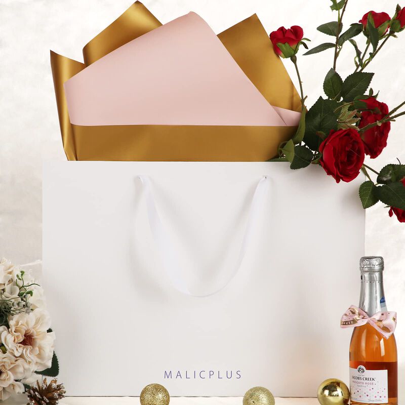 Bolsas De Regalo Malicplus 41x15x30 cm Blancas ... image number null