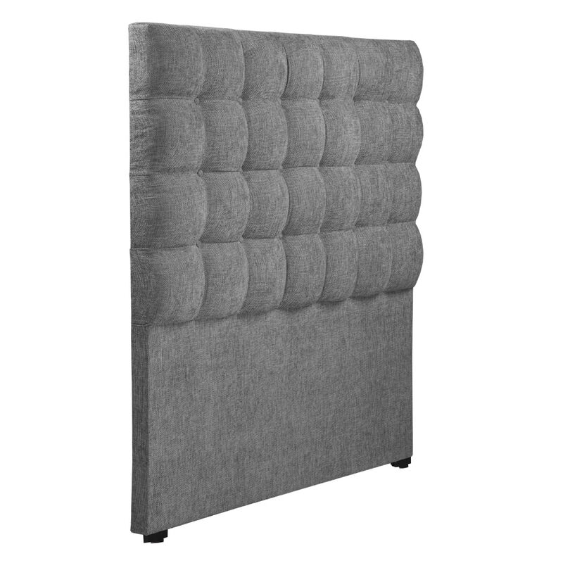 Cabecera Queen Size Trinity Slip Gris Oscuro image number null