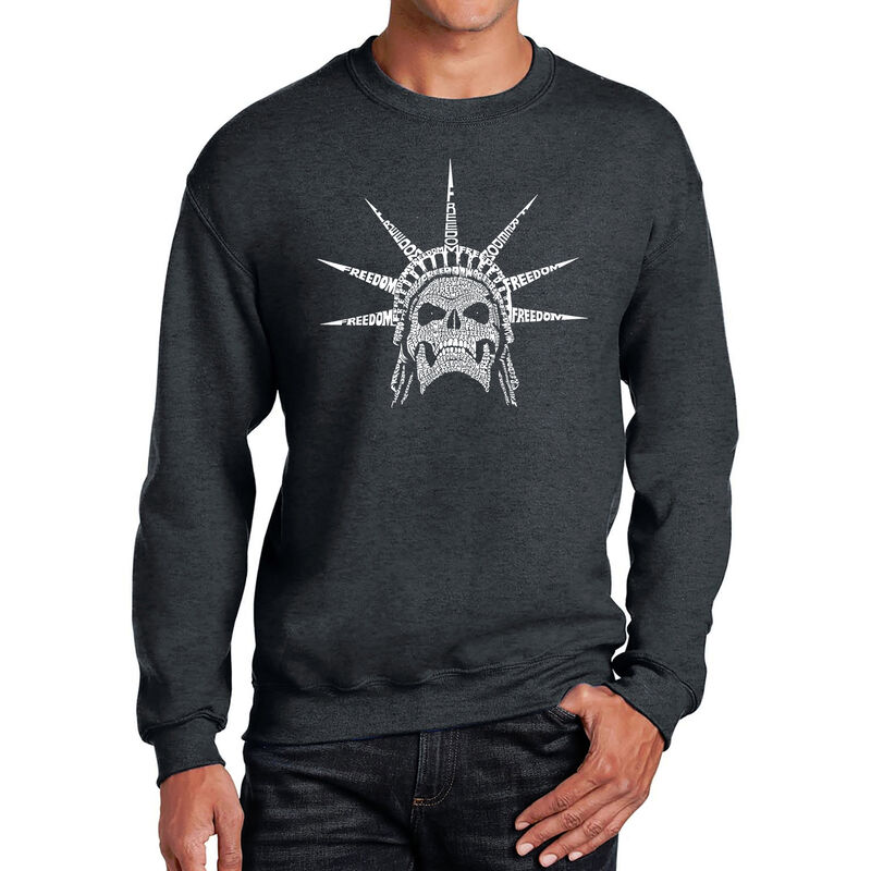 Sudadera De Cuello Redondo Word Art Para Hombre... image number null