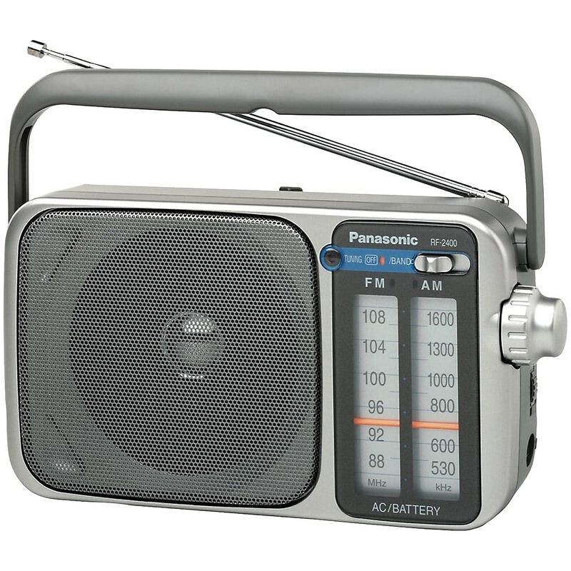 Radio Port&aacute;til Panasonic Rf-2400d Am/fm Platead... image number null