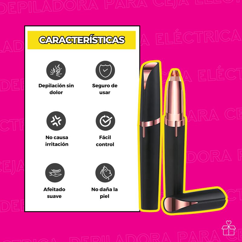 Depiladora Recargable para Cejas Portátil image number null
