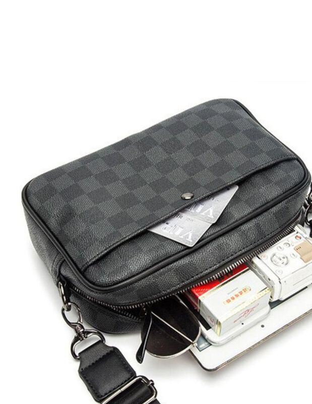 Bolsa Bandolera Elego De Cuero Para Hombre image number null