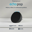 Echo Pop Asistente de Voz 1era Gen Alexa Inalábrico Wifi Bluetooth Carbón.