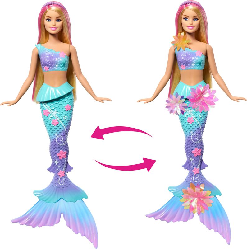Mu&ntilde;eca De Juguete Barbie Con Forma De Sirena M&aacute;... image number null
