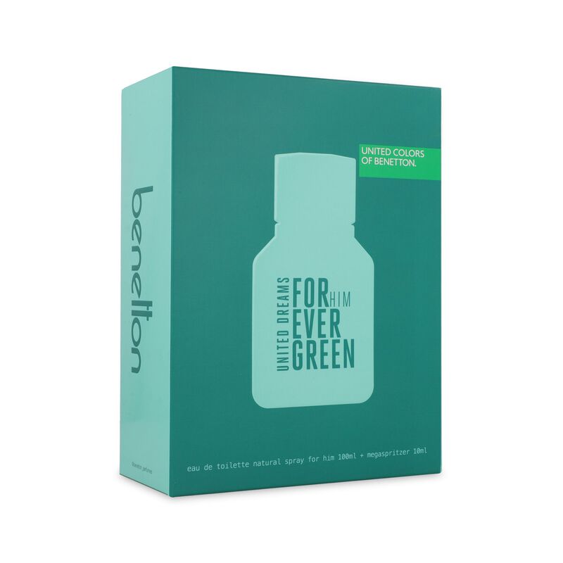 Set Benetton United Dreams Forever Green 2pzs F... image number null