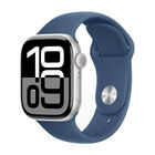 Apple Watch Series 10 42mm (MWWA3) Aluminio Plata S/M Azul Denim