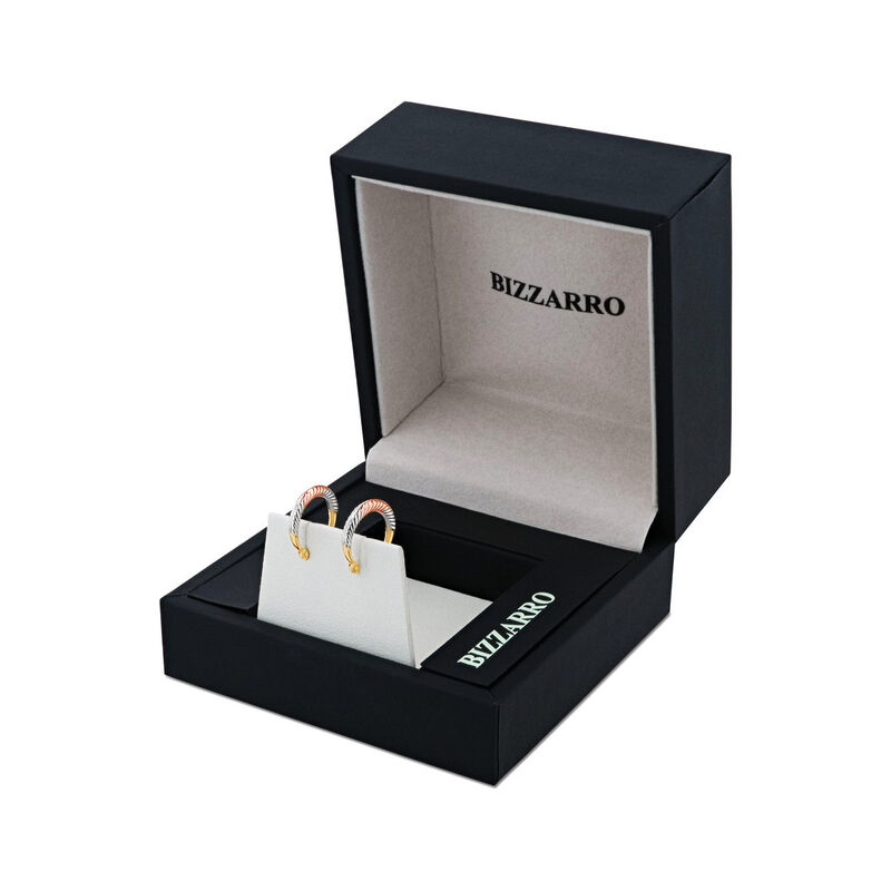 Arracadas De Oro Florentino 10K (10 Mm Aprox) image number null