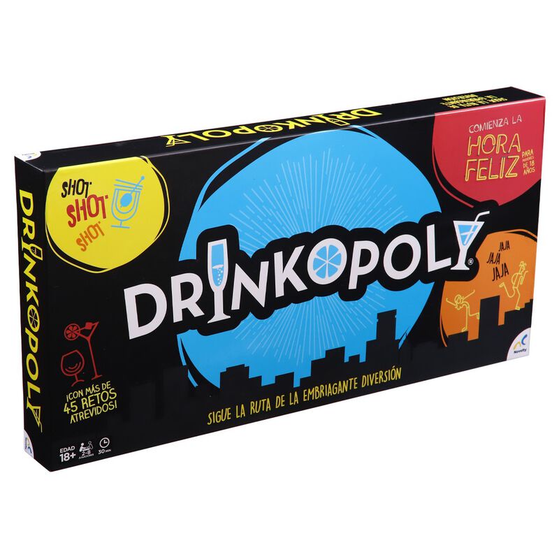 Juego de Mesa para Fiestas Drinkopoly image number null