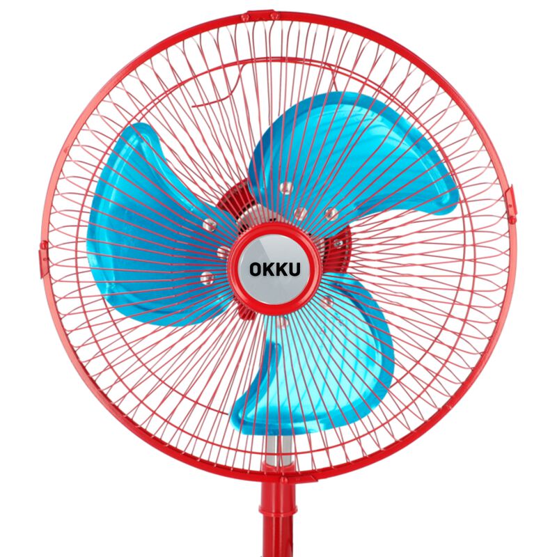 Ventilador Pedestal Oscilatorio Okku 12 Rojo 3 ... image number null