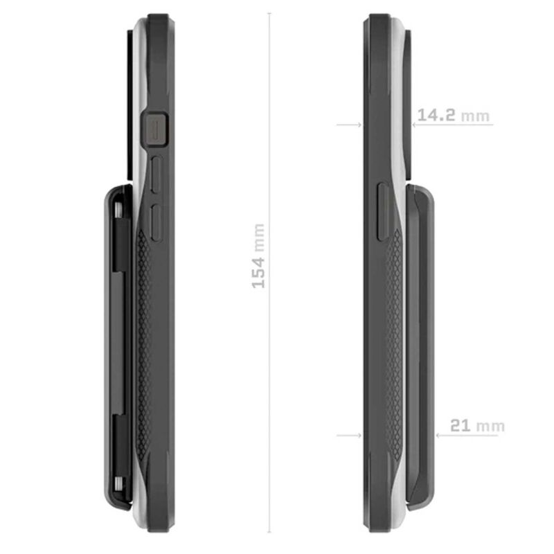 Funda Ghostek Exec Para Iphone 14 Pro Gris Con ... image number null