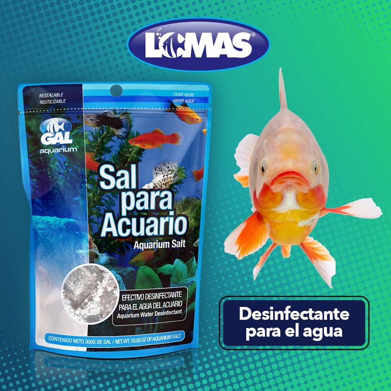 Lomas Aquarium Salt Sal para el Agua de Acuario... image number null