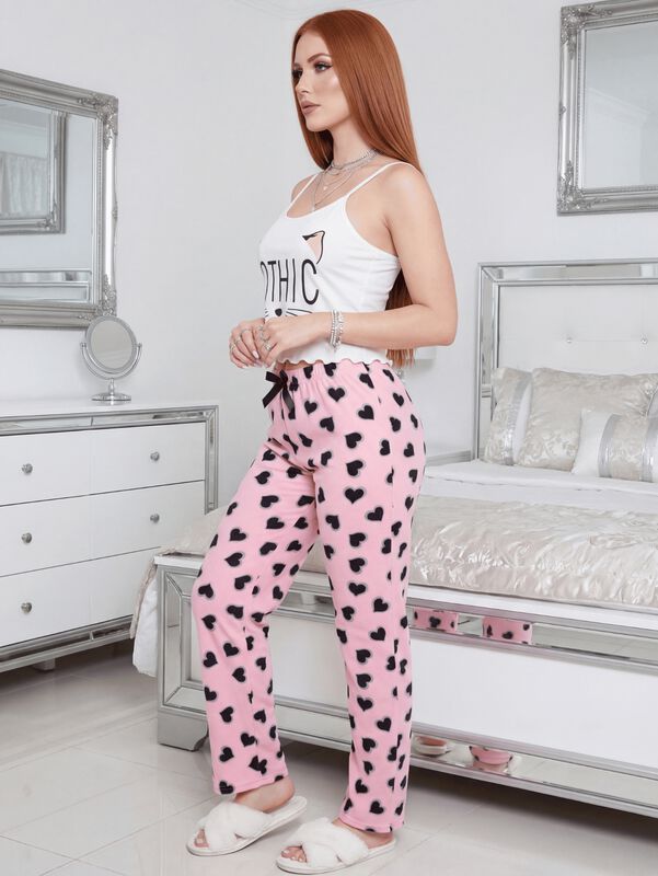 Pack De 2 Conjuntos De Pijamas Mujer Blusa Y Pa... image number null