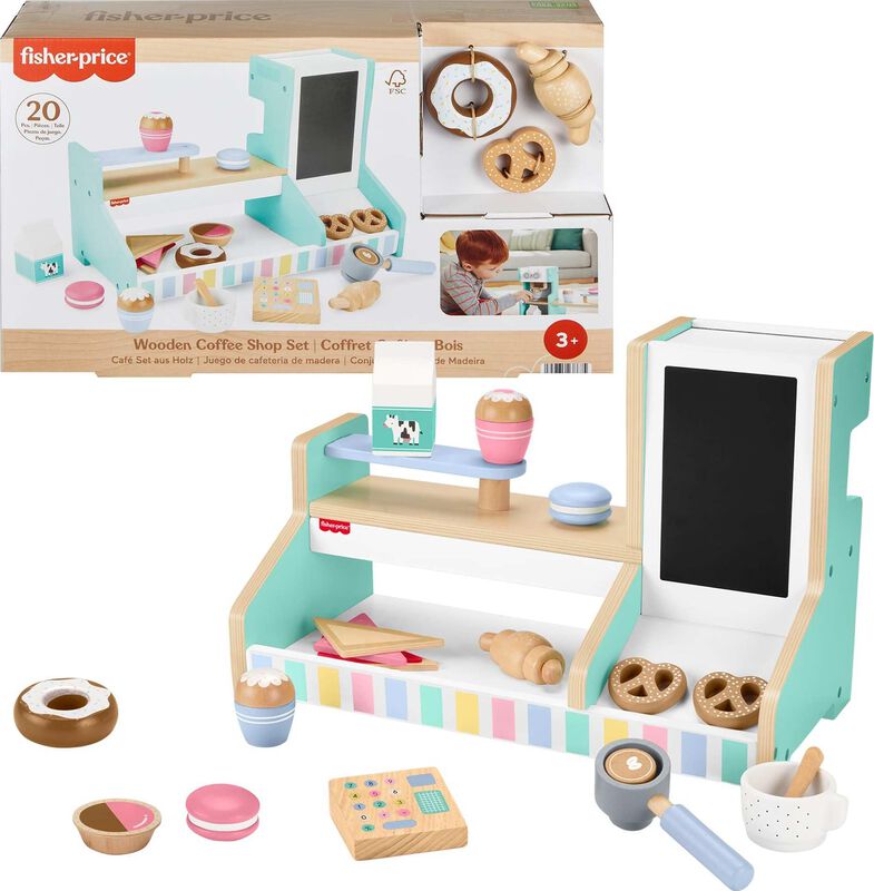 Cafeter&iacute;a Pretend Play Y Caja Registradora De J... image number null