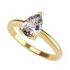 Anillo de Compromiso en Oro Amarillo 10K con Circonia -  Talla:8.5/ FJ586-10Y-CZ-85