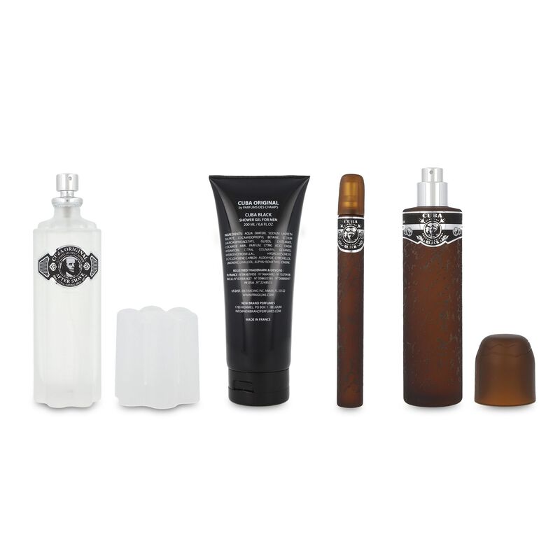 Set Cuba Black For Men 4pzs, fragancia 100ml Ed... image number null