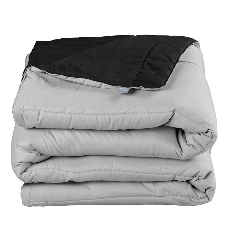 Edred&oacute;n Doble Vista Rogga King Size Gris Perla-... image number null