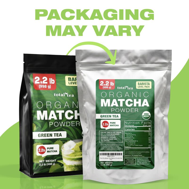 Polvo De Matcha Total Tea 998 g Org&aacute;nico Usda image number null