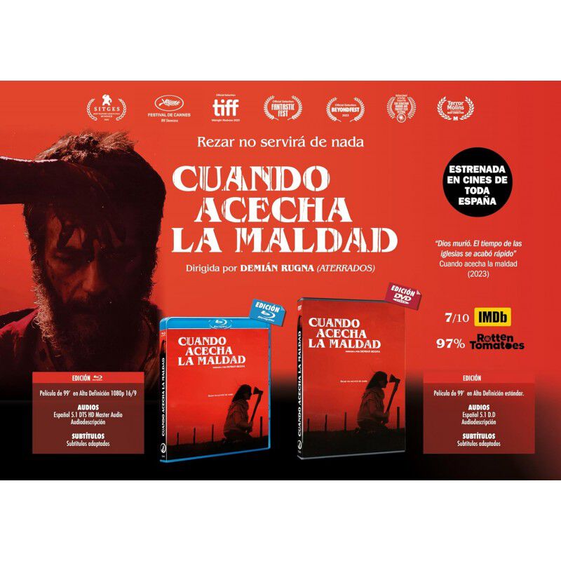 Cuando Acecha La Maldad [dvd] (2023) image number null
