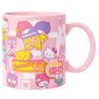 Taza De Cer&aacute;mica Plateada Con Dise&ntilde;o De B&uacute;falo Sanrio Hello Kitty (600 Ml), Dise&ntilde;o De Tokio
