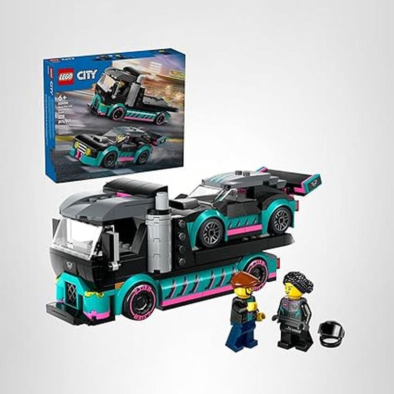 Lego City Auto De Carreras Y Cami&oacute;n De Transpor... image number null