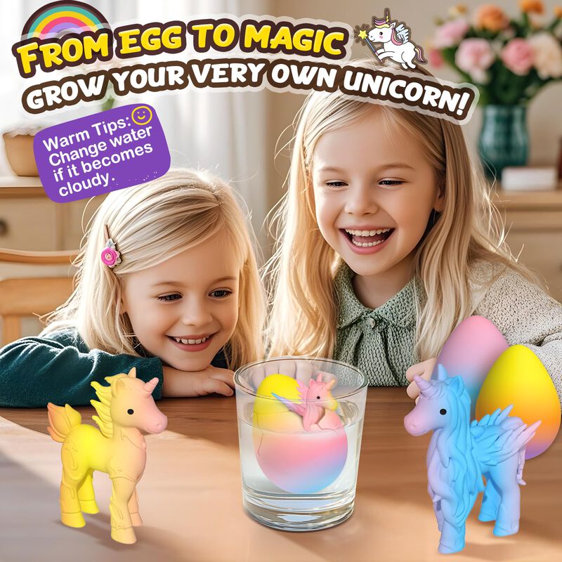 Paquete De 6 Juguetes Con Forma De Unicornio Pa... image number null