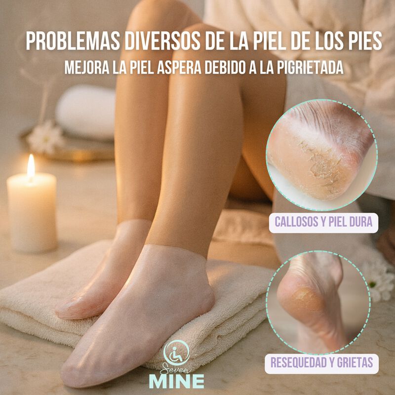 Calcetines Hidratantes con Gel Spa | Pies Suave... image number null