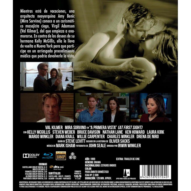 A Primera Vista [blu-ray] (1999) At First Sight image number null