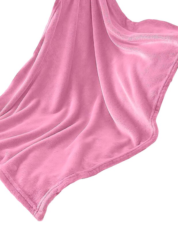 Cobijas 2 para Bebé Ultra Suave Fiusha Liso Blu... image number null